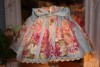 Kit de création couture: jupon abat-jour (toile fleurie)